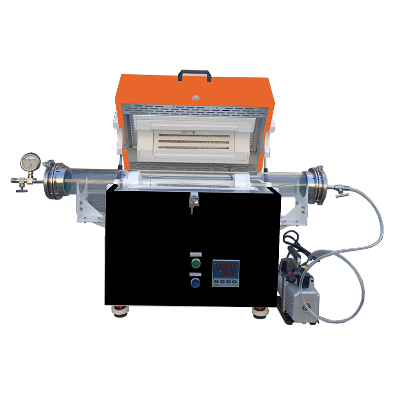 خيارات متعددة لدرجات الحرارة فرن أنبوب مفرغ مضاد للأكسدة